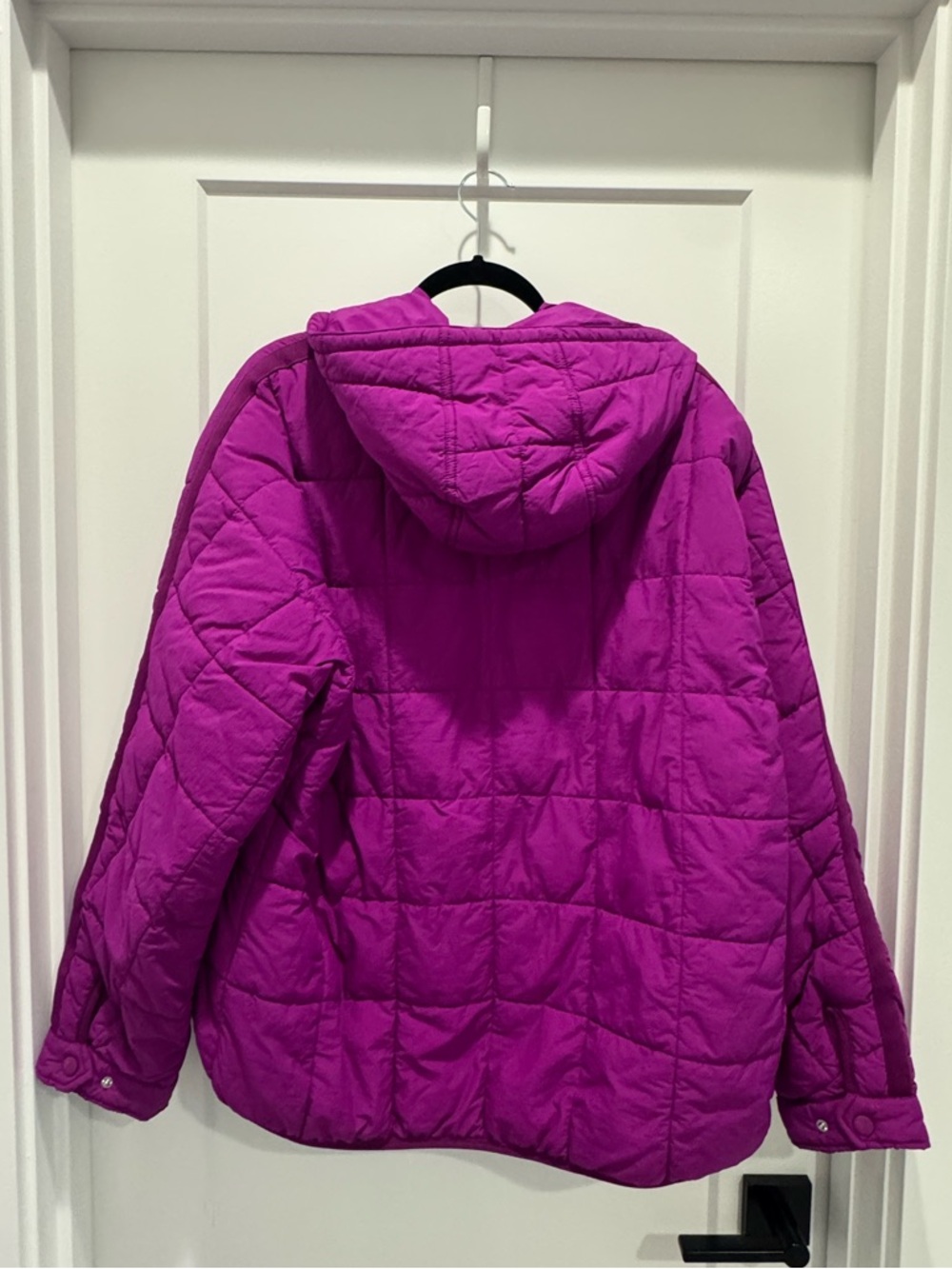 Free People Packable Pippa Pullover - Vivid Violet size L - Picture 4 of 5